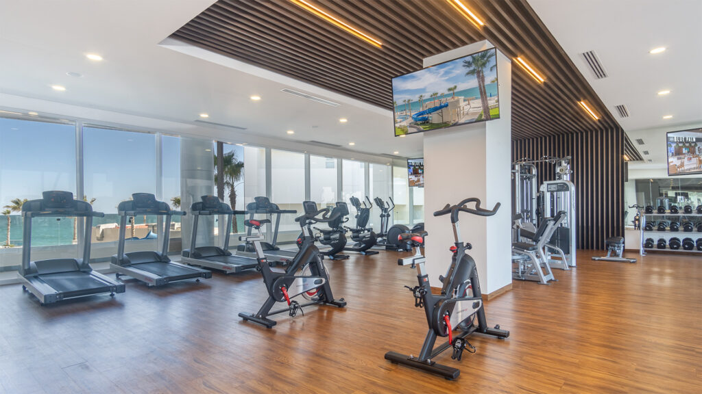 Fitness gym at Encantame Towers-Rocky Point